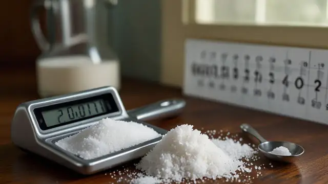 Prosty sposób na przeliczenie 2 dag soli na łyżki kuchenne - Przelicznik