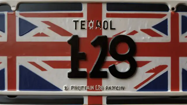 Angielskie tablice rejestracyjne - System, znaczenie i kolory