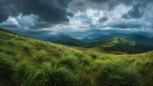 Widok na Połoninę Caryńską: Najpiękniejsze miejsca do fotografii w Bieszczadach