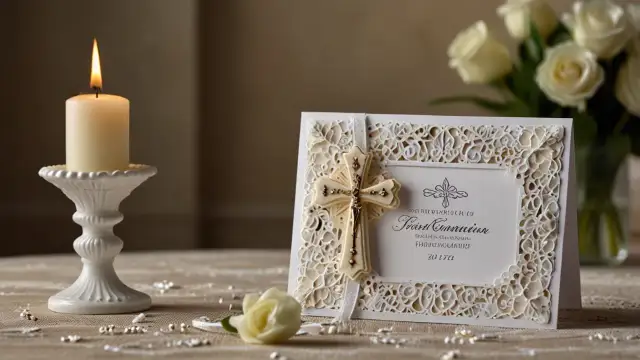 Kartki na komunię od chrzestnej: Inspiracje i pomysły na życzenia