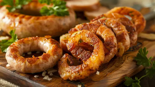 Pieczona biała kiełbasa z cebulą: pyszny przepis na tradycyjny smak