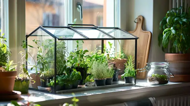 Szklarenka na parapet: Jakie mini szklarnie są idealne do parapetu?