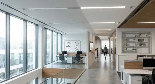 Sterowanie oświetleniem, które realnie przynosi oszczędności: czujniki, harmonogramy, daylight harvesting oraz DALI i 1–10 V