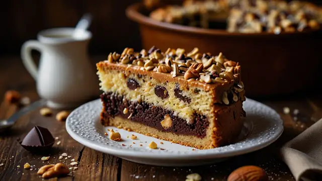 Idealne ciasto orzechowe z kawałkami czekolady: Na każdą wyjątkową okazję