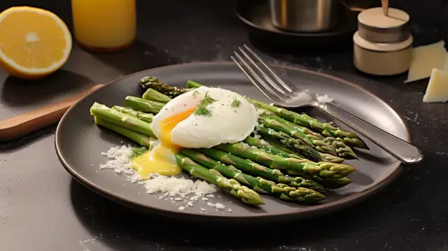 Przepis na szparagi zielone na obiad - smaczne danie z szparagami