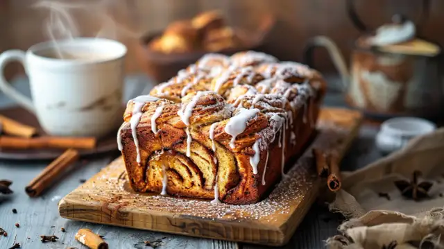 Ciasto drożdżowe cynamonowe - Łatwy przepis na ciasto z jogurtem