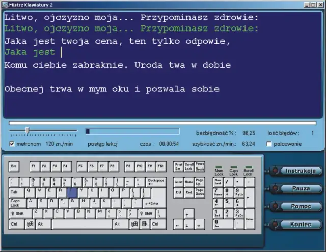 Najlepszy program do nauki pisania dla dzieci: Mistrz Klawiatury