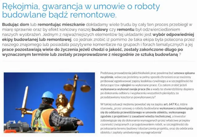 Rękojmia na Roboty Budowlane: Porównanie z Okresem Gwarancji i Gwarancją Budowlaną