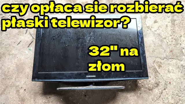 Co można odzyskać z telewizora LCD? Cenne metale i części, które warto znać