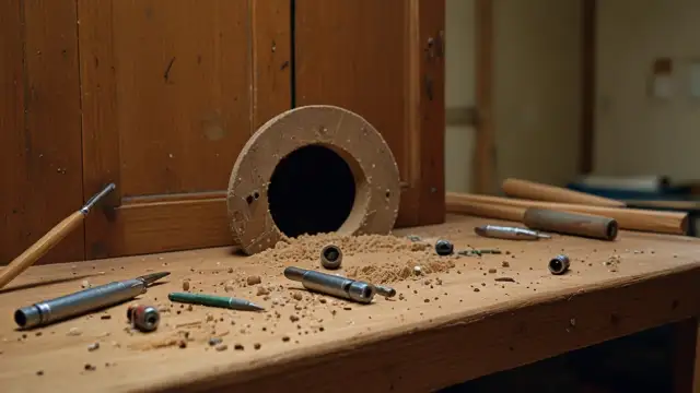 Skuteczna naprawa dziury w drzwiach z płyty - prosty poradnik