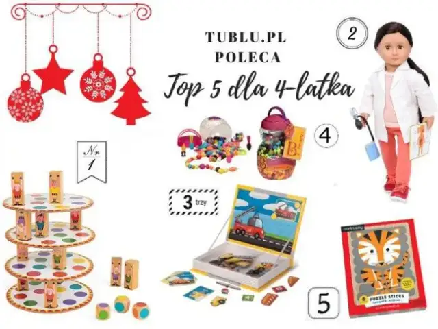 Co pod choinkę dla 4 latki, by sprawić jej radość i rozwój