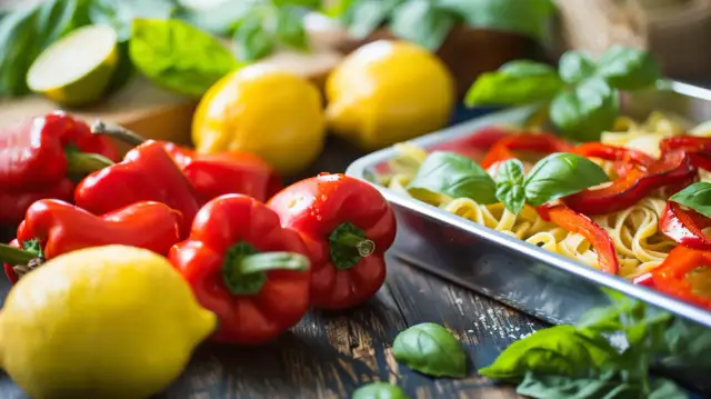 Makaron z pieczoną papryką - Jak zrobić pyszny makaron z papryką