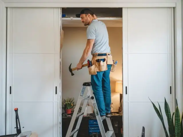 Jak zdemontować drzwi przesuwne w szafie komandor bez problemów