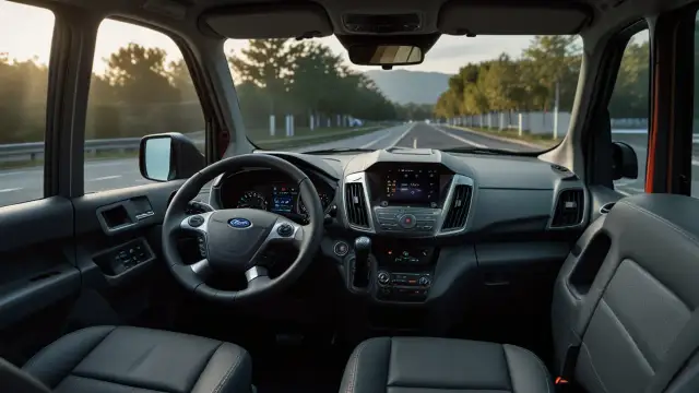 Ford Transit - Komfortowe wnętrze i wyposażenie: Co oferuje model?
