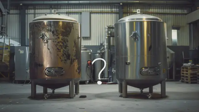 Zbiorniki ze stali nierdzewnej: Czy lepiej kupić nowe czy używane?