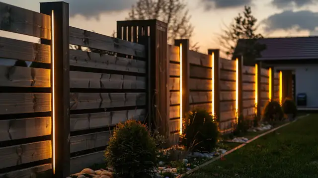 Oświetlenie płotu: Jakie oświetlenie na słupki ogrodzeniowe wybrać?