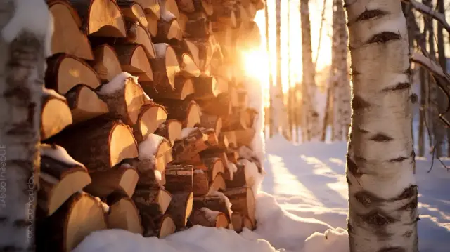 Kaloryczność drewna brzozy - Właściwości opałowe