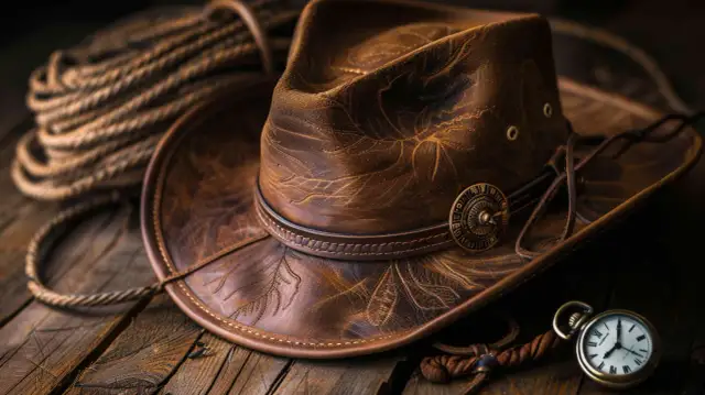 Oryginalny kapelusz kowbojski - Stylowy dodatek do męskiej garderoby