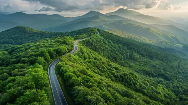 Parking Brzegi Górne - Parking w pobliżu Bieszczadzkiego Parku Narodowego