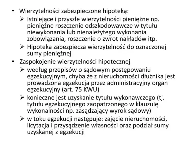 Wierzytelność zabezpieczona hipoteką: znaczenie i konsekwencje