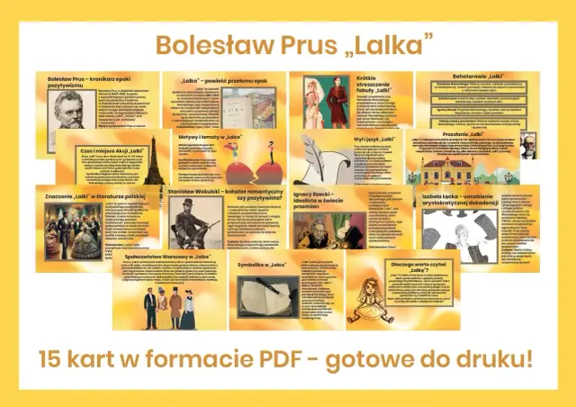 Bolesław Prus „Lalka” – czas akcji w powieści, motywy, bohaterowie i symbolika.