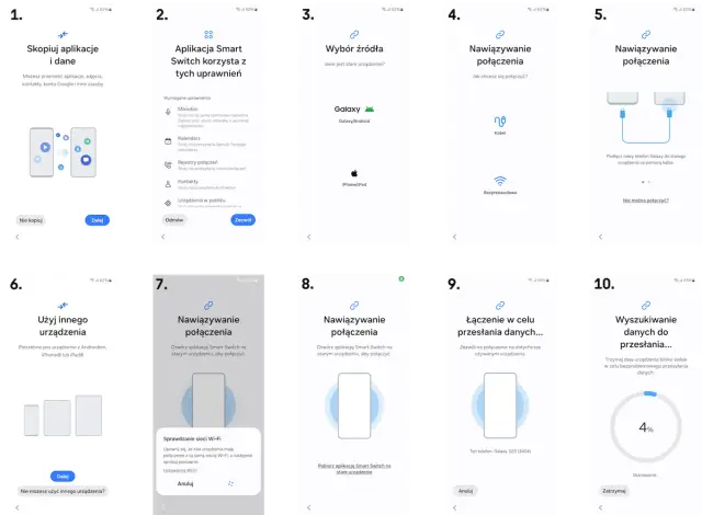 Jak przenieść dane z telefonu na telefon Samsung? Smart Switch ułatwia kopiowanie aplikacji, zdjęć i kontaktów.