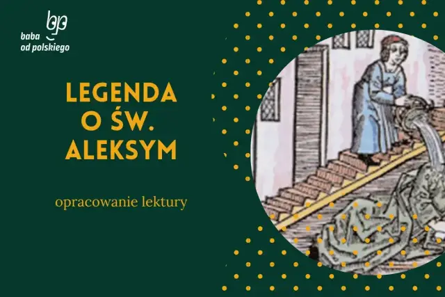 Legenda o świętym Aleksym: ilustracja przedstawia scenę z życia świętego, gdzie ktoś wylewa wodę na leżącego człowieka.