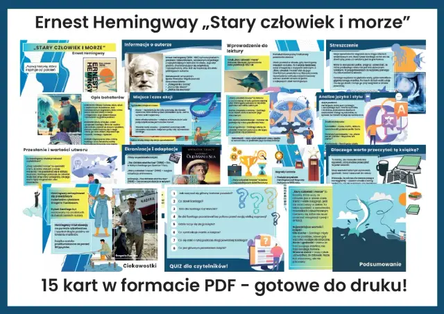 Streszczenie "Starego człowieka i morze" Ernesta Hemingwaya: bohater, walka, nadzieja.