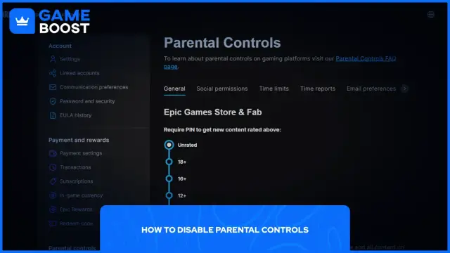 Ustawienia kontroli rodzicielskiej Epic Games. Dowiedz się, jak usunąć aplikacje kontrola rodzicielska, aby zarządzać dostępem do treści.