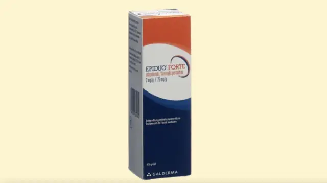 Epiduo Forte, lek na trądzik na receptę, w tubce 45g. Skuteczny w leczeniu umiarkowanego trądziku.