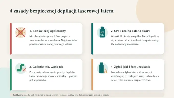 Depilacja laserowa - kiedy jest bezpieczna i skuteczna?