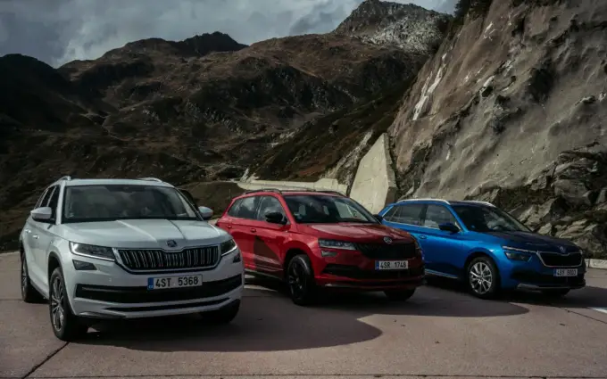 SUV Škody - Który wybrać? Porównanie Kamiq, Karoq, Kodiaq, Elroq