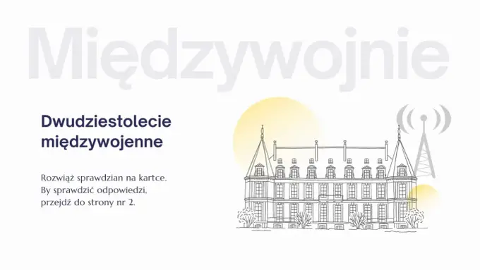 Lektury dwudziestolecia międzywojennego: przewodnik maturalny