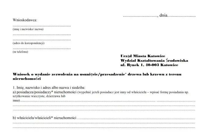Wycinka drzew na działce - Zgłoszenie czy zezwolenie?