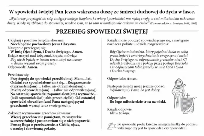 Modlitwa przed spowiedzią - gotowy tekst do odmówienia