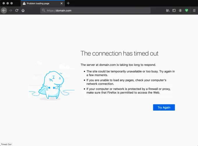 ERR_CONNECTION_TIMED_OUT - Czy to Twój internet, czy serwer?
