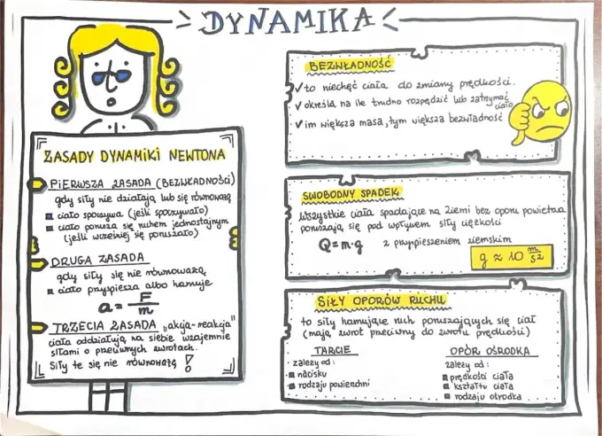 Zasady dynamiki Newtona w chemii - bezwładność, zderzenia i gazy