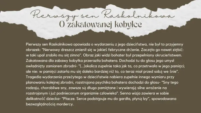 Sny Świdrygajłowa - Co naprawdę znaczą w "Zbrodni i karze"?