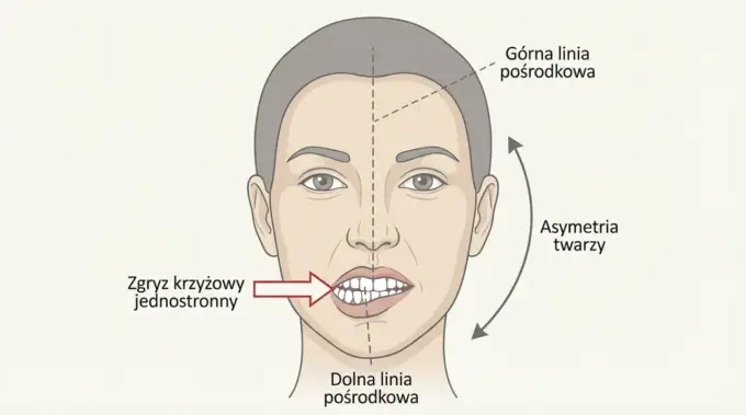 Krzywy zgryz a asymetria twarzy - kiedy aparat naprawdę pomaga?