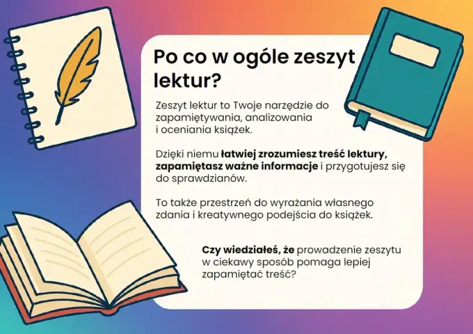 Zeszyt do lektur dla dziecka - Jak notować po bajkach bez presji?