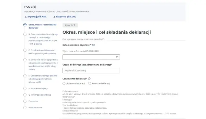 Deklaracja PCC-3 - Jak uniknąć błędów i zapłacić podatek?