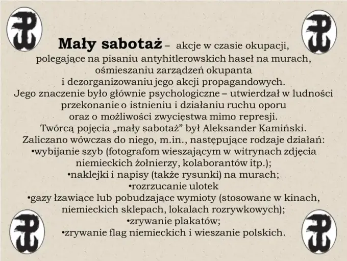 Mały sabotaż w Kamieniach na szaniec - Dlaczego był kluczowy?