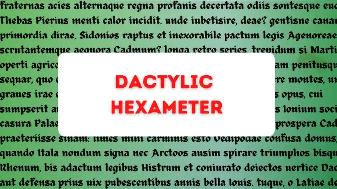 Heksametr - co to jest i jak czytać wers epicki?