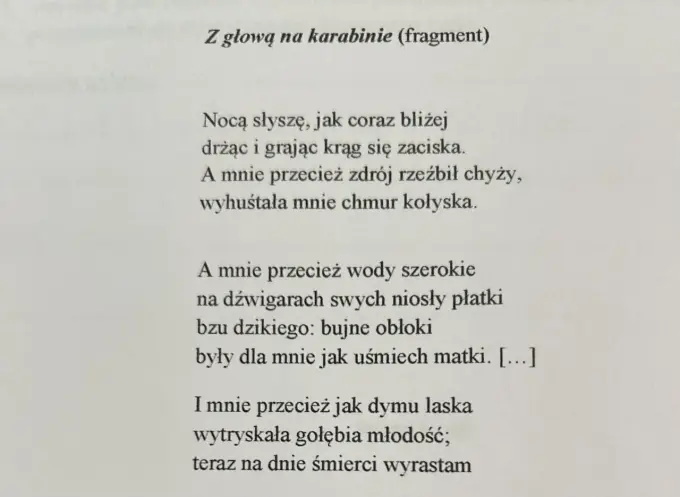 Wiersz Baczyńskiego - interpretacja, która zmienia spojrzenie