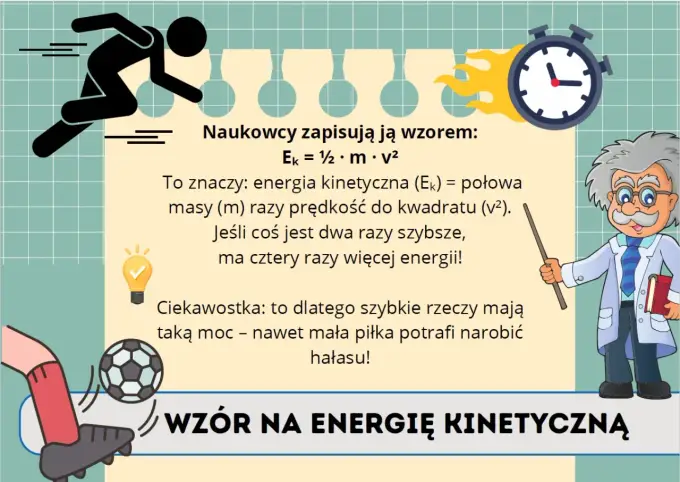 Energia kinetyczna - czym jest i jak ją liczyć bez błędów