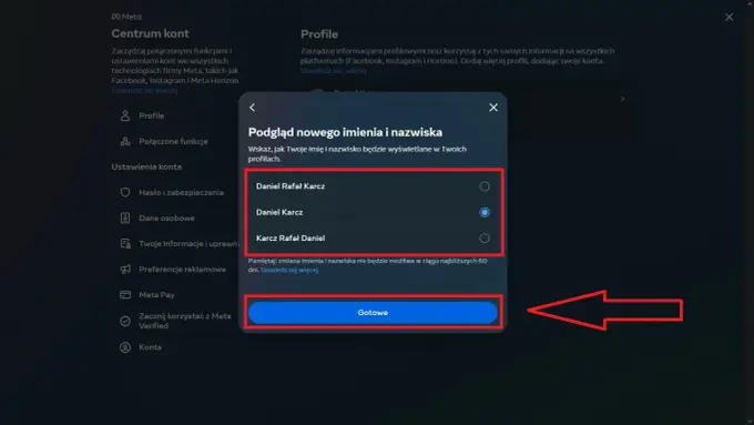 Zmiana imienia na Facebooku - Jak to zrobić poprawnie?