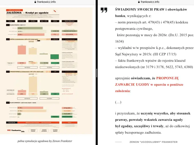 Kredyty frankowe - ugoda czy pozew? Analiza i praktyczne porady