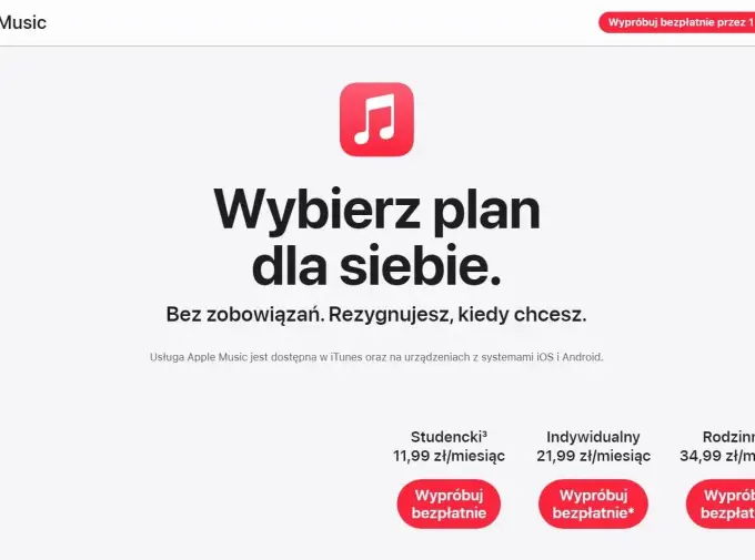 Apple Music w Polsce - ile kosztuje i kiedy wybrać Apple One