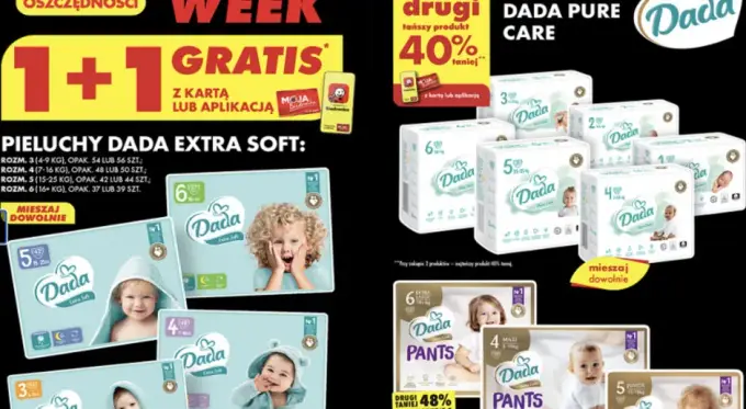 Pieluchy Dada 4 w Biedronce: Aktualne Ceny i Najlepsze Promocje