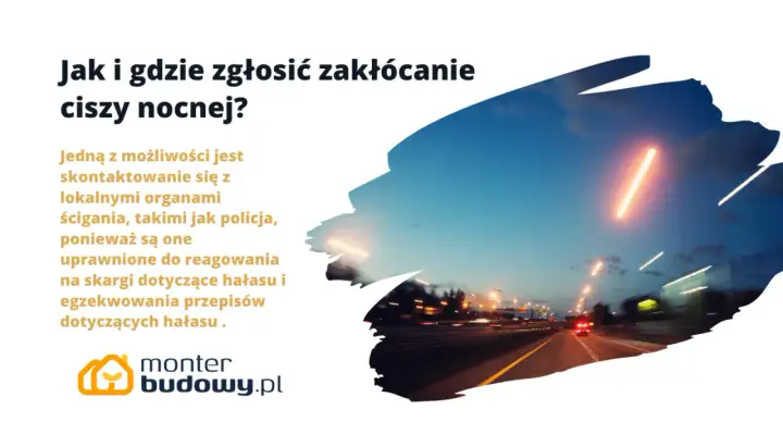 Hałas w nocy - Zgłoś go skutecznie! Poradnik krok po kroku
